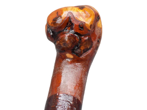 Blackthorn Root Ball Knob Stick