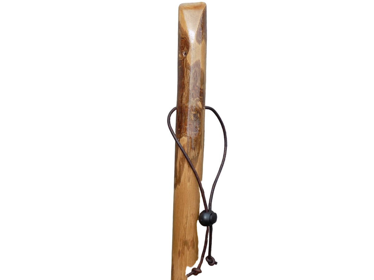Hazel Hiking Stick With Mottled Shaft.