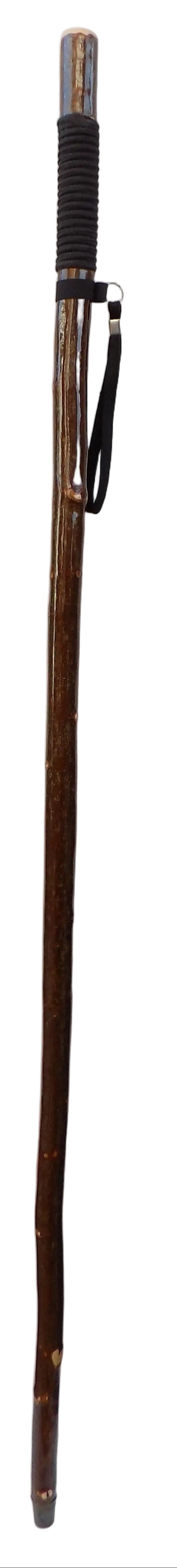 Hazel Hiking Stick With Embedded Compass.